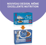 PURINA UNO | BIFENSI | Alimento per gatti adulti sterilizzati | Supporta la vitalità, le ossa, i muscoli e le articolazioni del gatto | In salsa | Buste con anatra, sarde, manzo, freschezza | 1 pezzo (8 x 85 g)