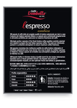 Caffè TROMBETTA L'Espresso, Italien Kaffee Nespresso compatibile Kapseln. Aus 100% Arabica mit einem vollmundigen und körperreichen - 50 Kapseln, 50 Stück (1er Pack)
