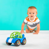 Bright Starts, Oball, Macchinina con sonaglio, Giocattoli per bambini verde-blu Naty Shop