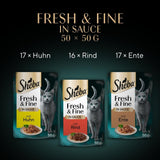 Sheba CATCARE Pouch Wet Fresh & FINE (carne) Bocconcini IN Salsa Adult 50G Multipack Standard