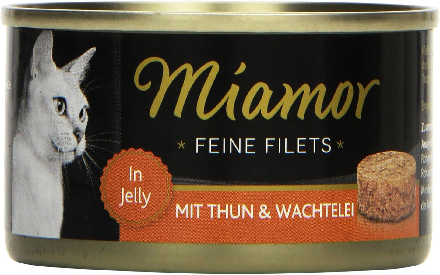 - Filetti pregiati in gelatina | Alimento umido per gatti adulti con pezzi di filetto in gelatina. Alimento complementare in scatola a basso contenuto di grassi senza additivi | 24 x 100 g Uova di tonno e quaglia