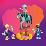 LEGO Friends Gabinetto veterinario per cavalli e animali domestici, set da costruzione e da gioco per giochi di ruolo fantasiosi con 3 minifigure e 5 personaggi di animali, idea regalo per ragazze di 7 anni 42651 Set da costruzione Besuche den LEGO-Store