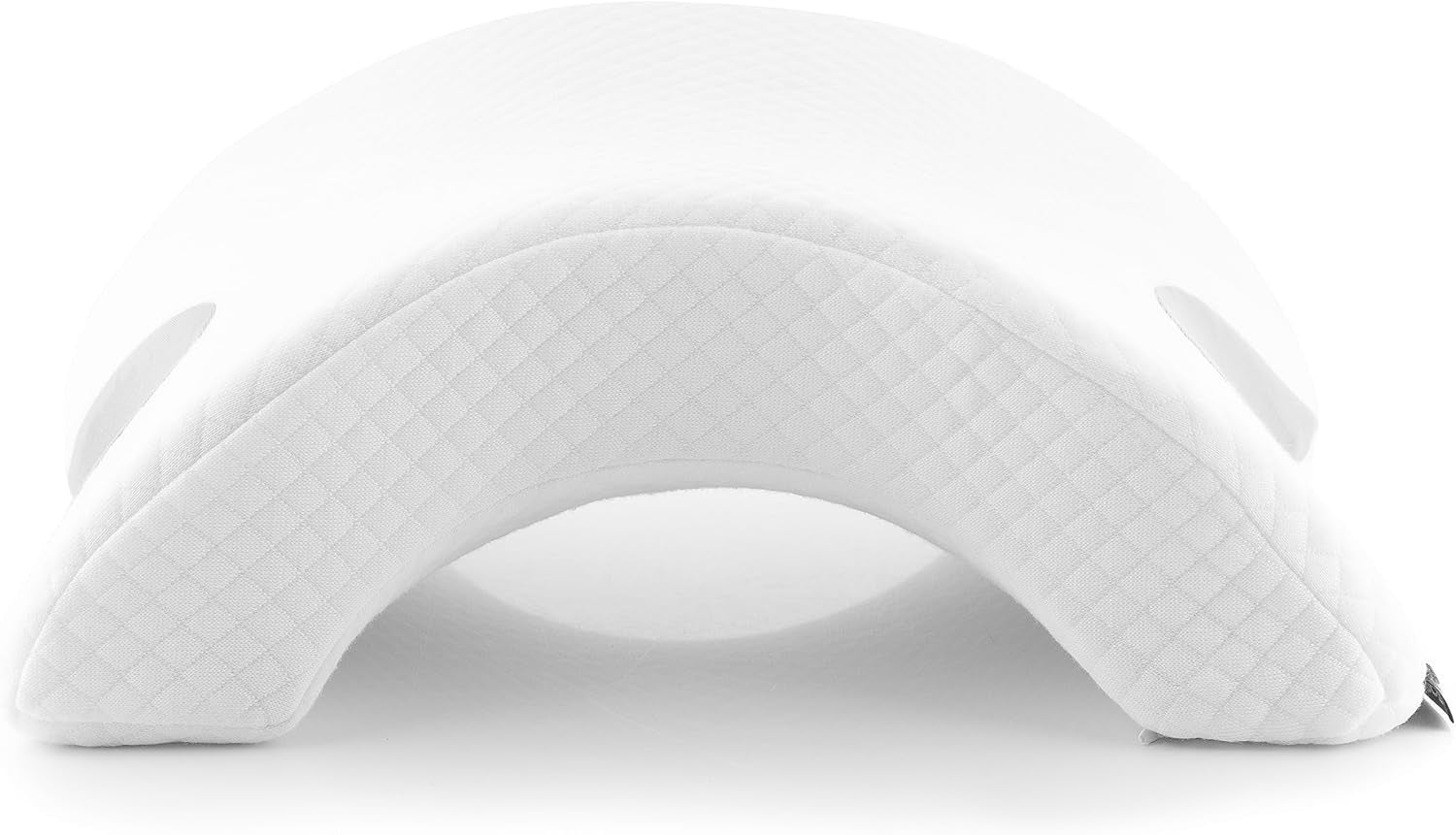 InnovaGoods - Cuscino cervicale viscoelastico per coppia, Design ergonomico per il relax di coppia, Memory foam per alleviare la pressione, Rivestimento sfoderabile, Bianco, 36 x 12,5 x 30,5 cm, Memory foam