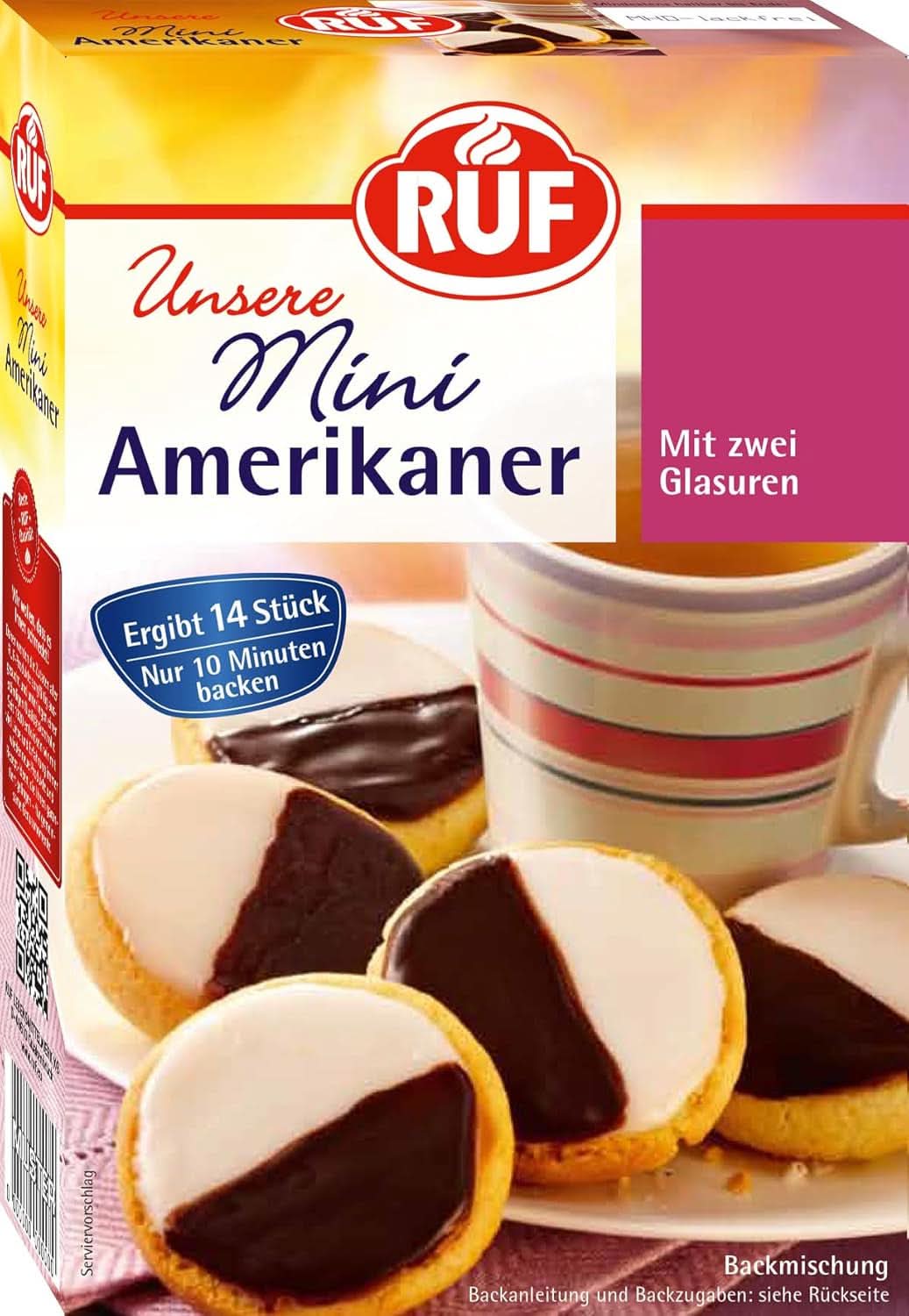 RUF Mini Muffin al Limone, preparato da forno al gusto di limone, 350 grammi Kitchen Naty Shop American Muffins