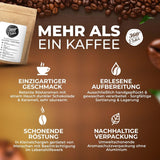 Premium Bio Kaffeebohnen 1000g, 100% Honduras Hochland Arabica Kaffeebohnen Bio - Köstlich, Mild, säurearm - Bio Kaffee ganze Bohnen - Ideal als Kaffeebohnen Vollaautomat - 360° Rundum Ehrlich