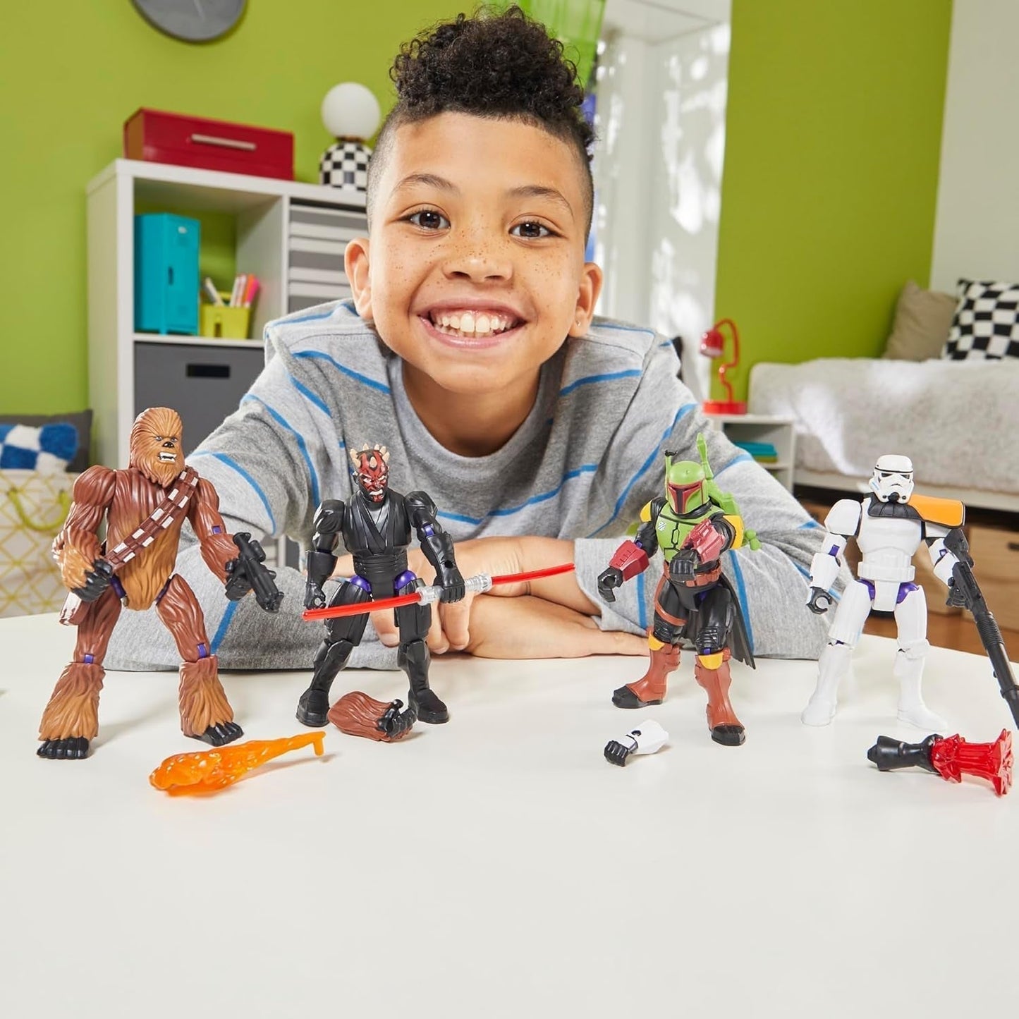 Star Wars Mixmashers Darth Vader Action Figure Deluxe Personalizzabili Mix-And-Match e Accessori Action figures Naty Shop