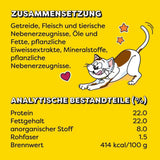 DREAMIES SHAKE UPS Snack multivitaminici per gatti Seafood Festival in bustine porzionate - 55g (6 bustine)