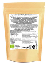 500 g di ciliegie biologiche essiccate, senza nocciolo, senza additivi, dolcificanti e conservanti Prodotti disidratati Naty Shop