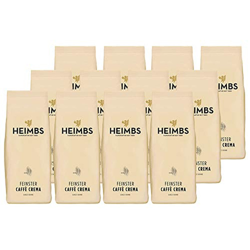 Finest Caffè Crema, grani interi 500g, confezione da 12