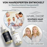 Hairlexier Rimedio per la Crescita dei Capelli per Donne - Olio per capelli al rosmarino, Olio per capelli all'olio di ricino, Olio alla lavanda, Siero naturale per capelli contro la caduta diffusa dei capelli, Supporta la crescita dei capelli, Vegano e biologico + Manuale per la cura dei capelli Naty Shop