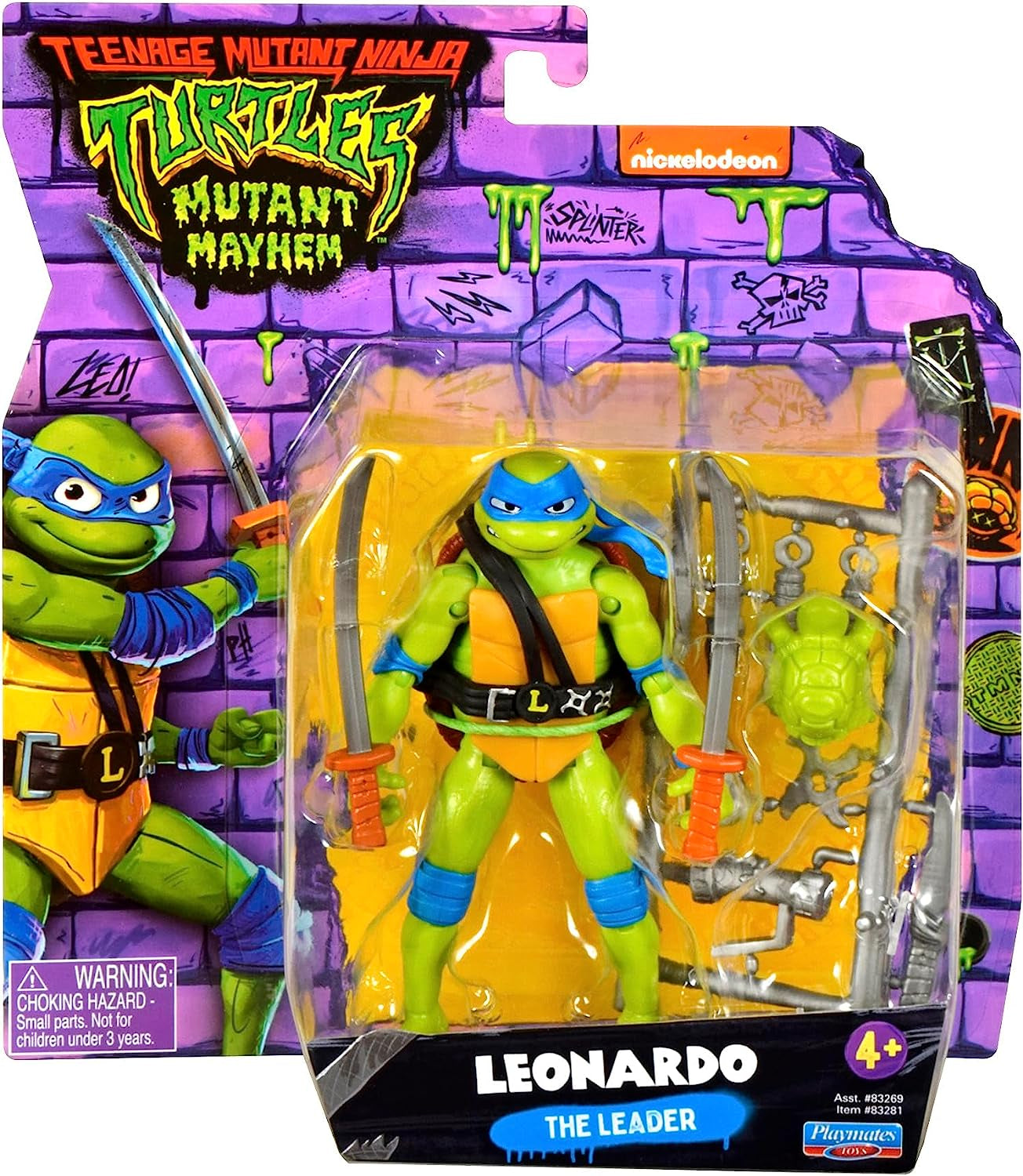 TEENAGE MUTANT NINJA Tartarughe - Leonardo Base figure Action figures Naty Shop