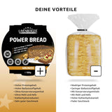 Layenberger Prower Bread Walnut, Eiweiß- Und Ballaststoffquelle, Ohne Konservierungsmittel, Ohne Hefe, Ohne Mehl, Mit 14G Protein Pro 100G, (1 X 500G) Miscela per cuocere e cuocere Naty Shop
