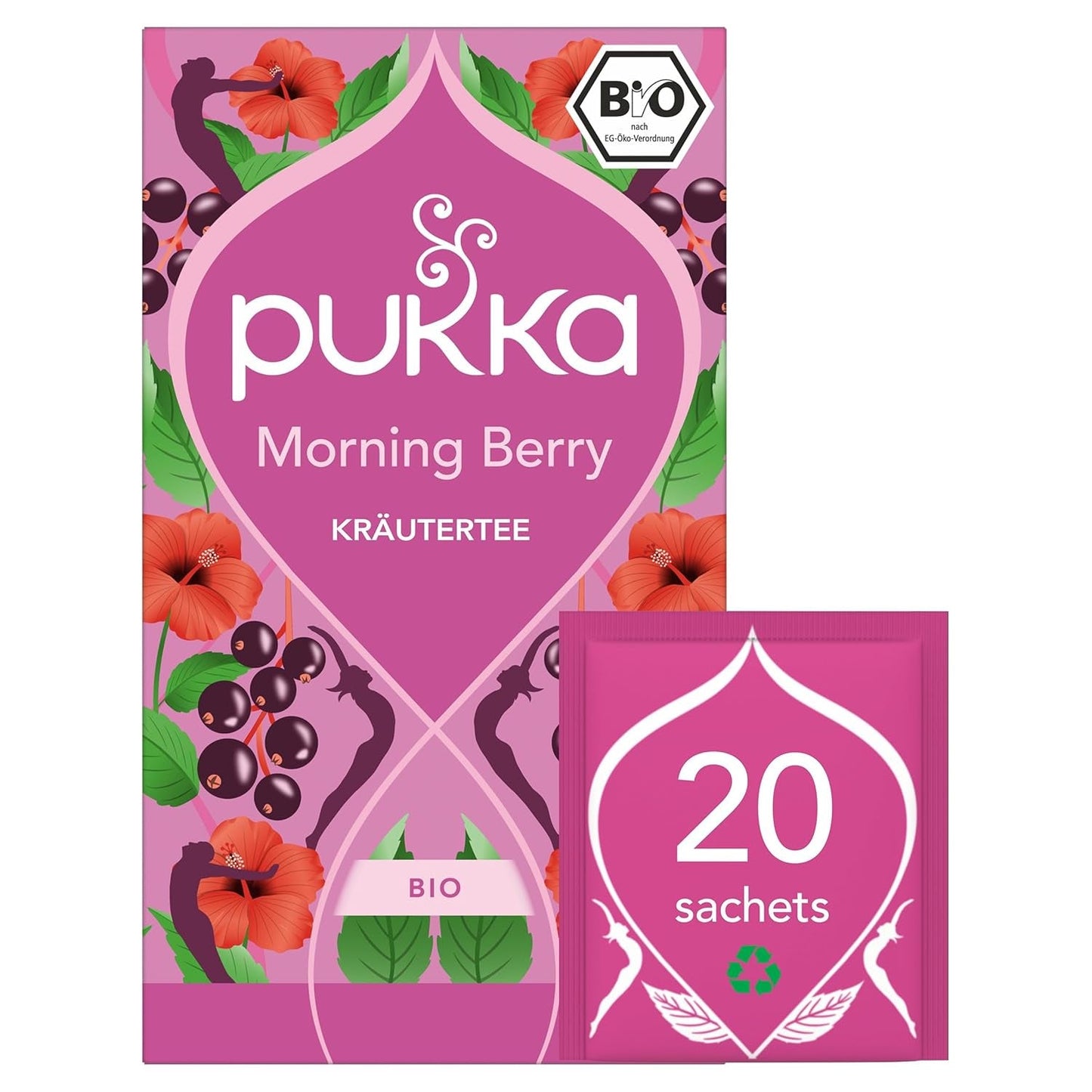 Pukka | Miscela di tè biologici aromatizzati "Vanilla Chai" | Cannella, zenzero e vaniglia | Tè per una delizia dalla dolcezza naturale | Confezione da 1 | 20 bustine di tè