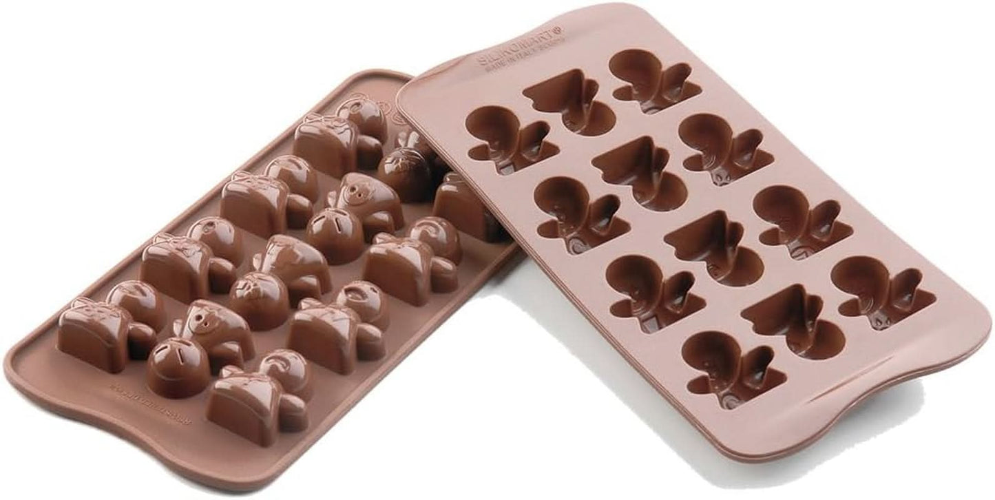 Silikomart 191827, Praline di cioccolato, Angeli, Altri modelli da cucina Naty Shop 10.5X10.5X3 Cm