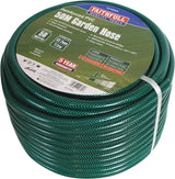 Tubo da giardino Faithfull da 50 m (164 piedi) rinforzato, diametro 12,7 mm (1/2 pollice) - Tubo in PVC resistente, verde