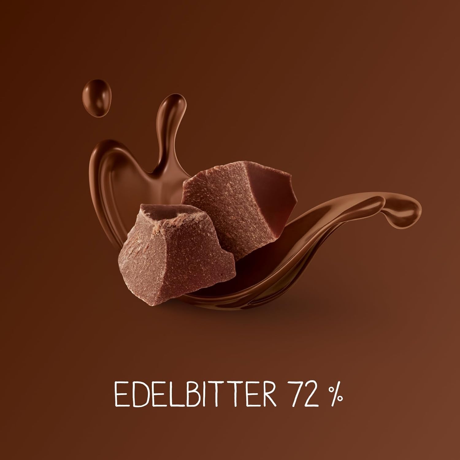 Tavolette di cioccolato fondente 72% – 5 x 100 g – Quadretti di finissimo cioccolato fondente – Cioccolato avvolto in lamina d'oro