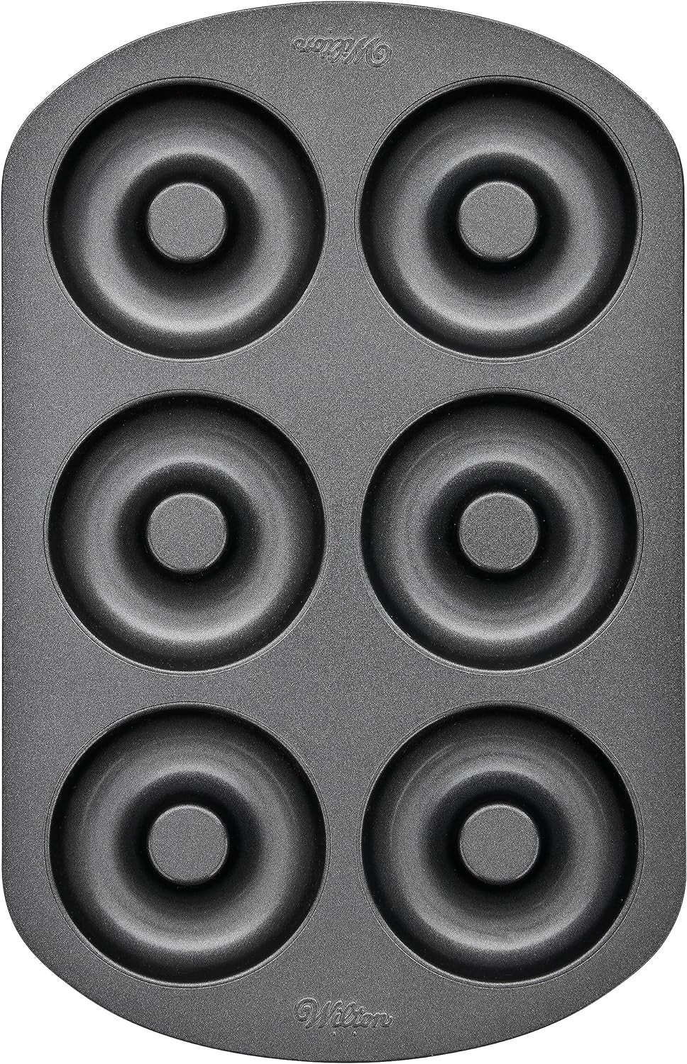 Wilton Donut-Backform Mit 12 Mulden Donutform, Hochwertige Donut Backform Mit Antihaftbeschichtung Für 12 Mini-Donuts, Spülmaschinenfest Stampi e vassoi per la cottura Naty Shop L