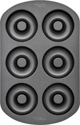 Wilton Donut-Backform Mit 12 Mulden Donutform, Hochwertige Donut Backform Mit Antihaftbeschichtung Für 12 Mini-Donuts, Spülmaschinenfest Stampi e vassoi per la cottura Naty Shop L