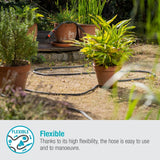 Gardena Liano Life Tubo tessile da 1/2 pollice, set 30 m: Tubo da giardino tessile estremamente flessibile con tubo interno in PVC, senza pieghe, leggero, resistente alle intemperie (18457-20)