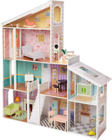 Casa delle bambole in legno a 4 livelli Amazon Basics e accessori per mobili per bambole da 12 pollici Case delle bambole del Naty Shop