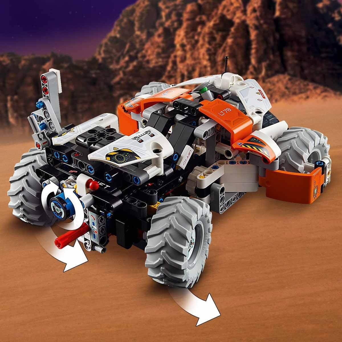 Veicolo da trasporto spaziale LEGO Technic LT78, set di costruzione spaziale per viaggi di esplorazione e avventure spaziali, esperienza di gioco fantasiosa per ragazzi e ragazze, regalo per bambini di età superiore a 8 anni 42178 Set di costruzione Besuche den LEGO-Store