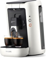 Macchina per caffè espresso a capsule PHILIPS Senseo Maestro - Tecnologia Intense Plus, Espresso di alta qualità, Design ecologico, Serbatoio dell'acqua da 1,2 L, Funzione Memo, Indicatore di decalcificazione (CSA260/60)