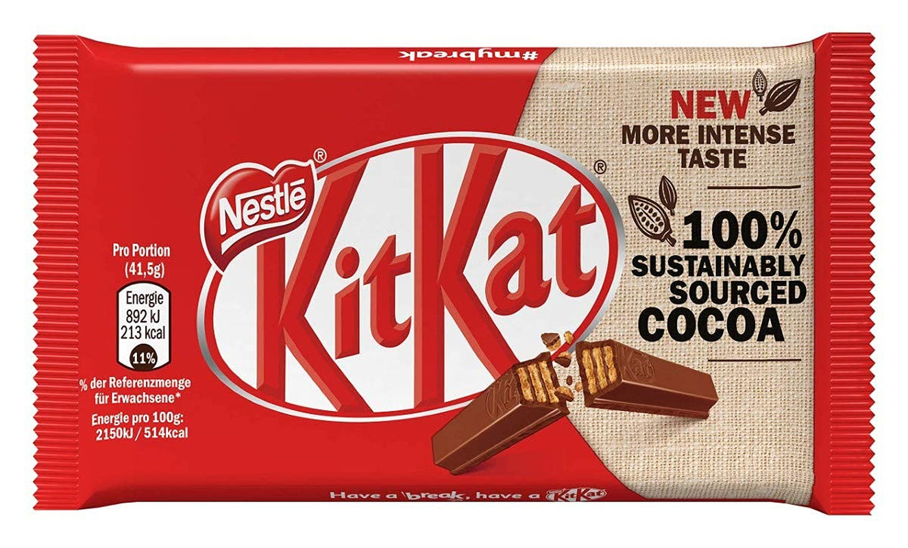 Barrette di cioccolato classiche Nestlé, barrette di wafer croccanti al cioccolato al latte, confezione da 48 (24 x 41,5 g)