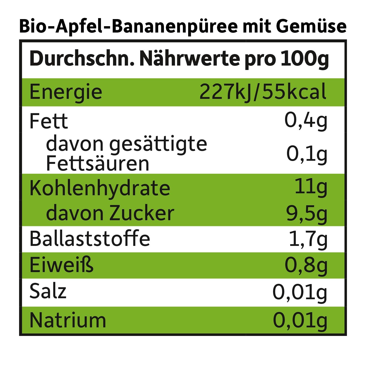 FRECHE FREUNDE busta di frutta spremibile biologica con mele, banane, spinaci e cetrioli, purea di frutta e verdura in busta spremibile per bambini a partire da 6 mesi, vegana, confezione da 6 (6 x 100 g)