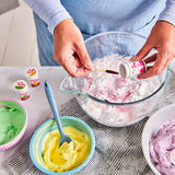 Funcakes Paste Colorants Set coloranti alimentari, 8 pezzi: colorante alimentare concentrato per pasta, panna, fondente, marzapane, pasta, pasta da modellare e pasta di fiori. Halal.