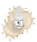 Colorante alimentare in gel, beige, color champagne, 20 g. Colorante alimentare per un'ampia gamma di applicazioni per decorare torte, crostate, creme, pan di spagna, glassa reale, macarons.