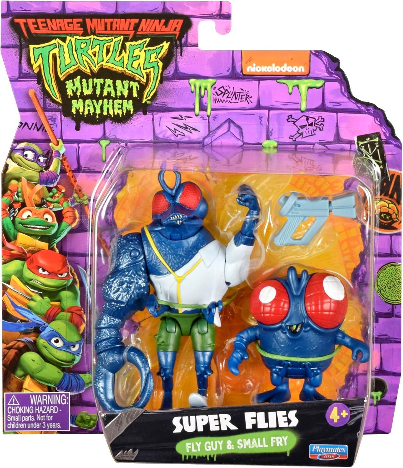 Tartarughe NINJA TEENAGE MUTANT - Figura base Ray Fillet Action figures Naty Shop Fly Guy Small Fly