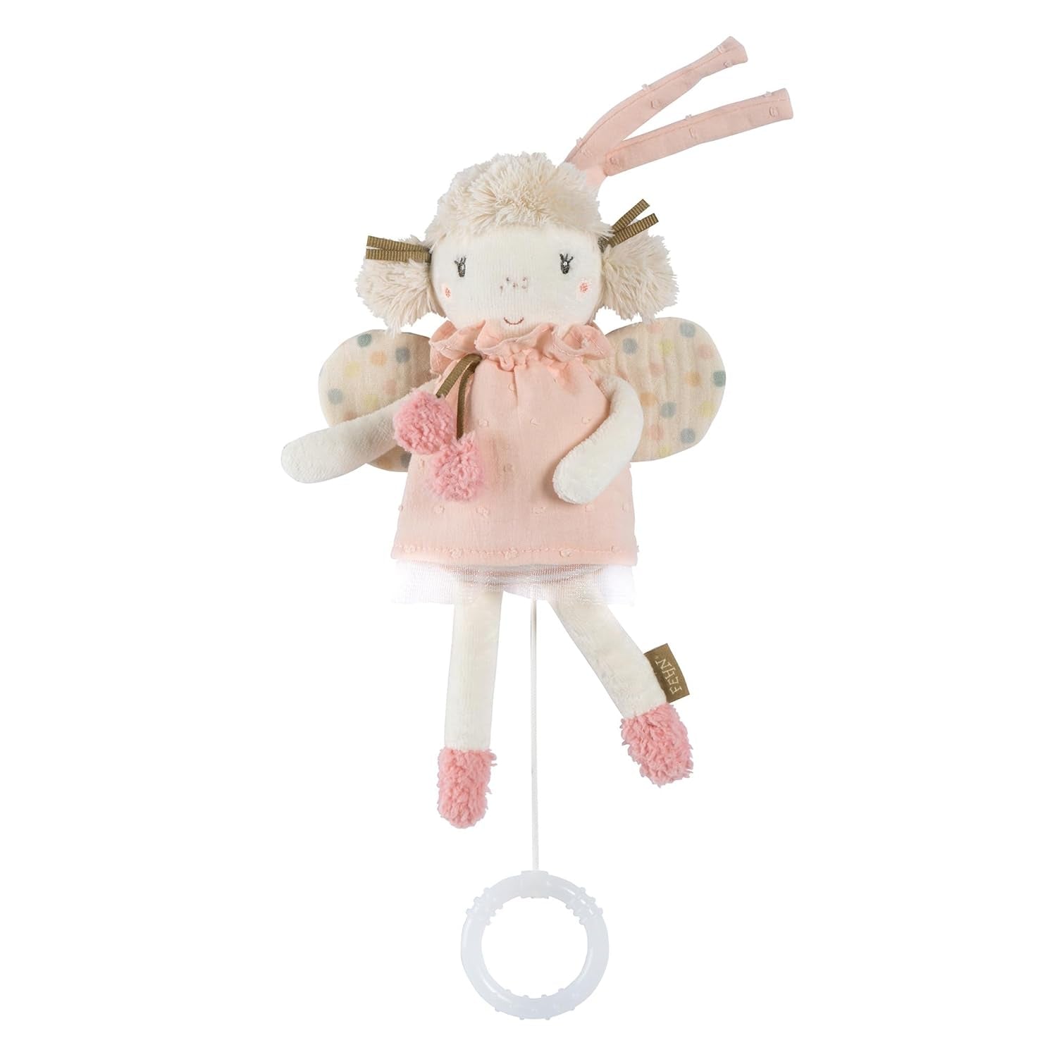 Mini carillon Fata Fehn - peluche e aiuto per dormire: il carillon a carica con la dolce melodia "Il lago dei cigni" calma in ogni situazione - per neonati e bambini da 0+ mesi Jucarii Bebe Naty Shop Fairy