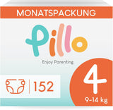 Pannolini Pillo 3 - Scatola da 168 pannolini, 6 pacchi da 28 pannolini cadauna, taglia 3 - Midi (6-10 kg) - Pannolini per neonati