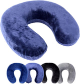 Cuscino per il collo Rocco eK, 4 colori disponibili, Cuscino da viaggio, Cuscino di supporto per il collo, Cuscino di supporto per il collo ortopedico, Memory Foam