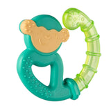 Anello da dentizione Chicco Fresh&Relax Scimmia o Bradipo, 4M+, riempito con acqua sterile