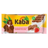 Cioccolato al latte intero e crema al latte Kaba, barretta di cioccolato ripiena, barretta da 90 g, cioccolato fondente con crema al latte leggera e gusto originale Kaba