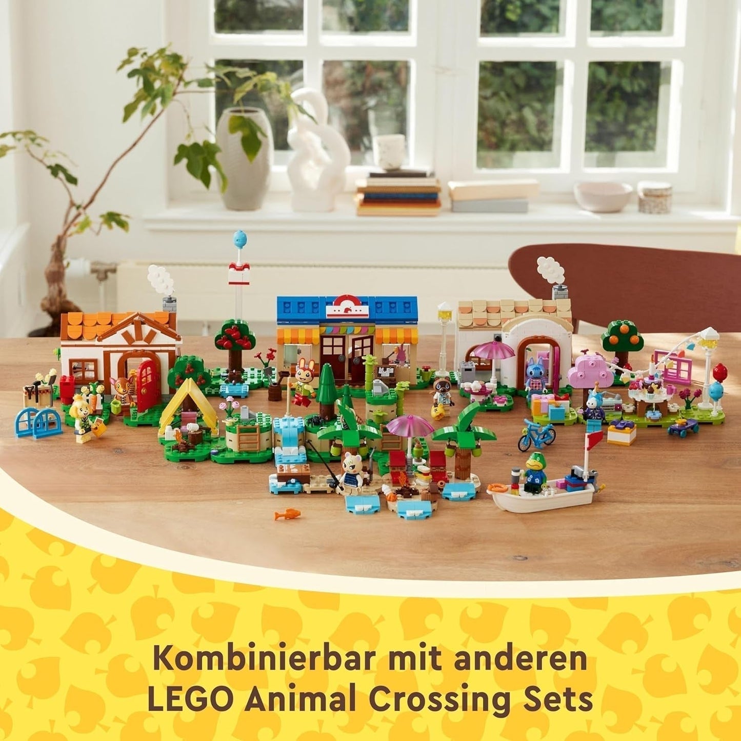 Set LEGO Animal Crossing Nook's Shop e Sophie's House, giocattolo creativo per bambini con 2 mini personaggi della serie di videogiochi, regalo per ragazze e ragazzi a partire da 7 anni 77050 Set da costruzione Besuche den LEGO-Store