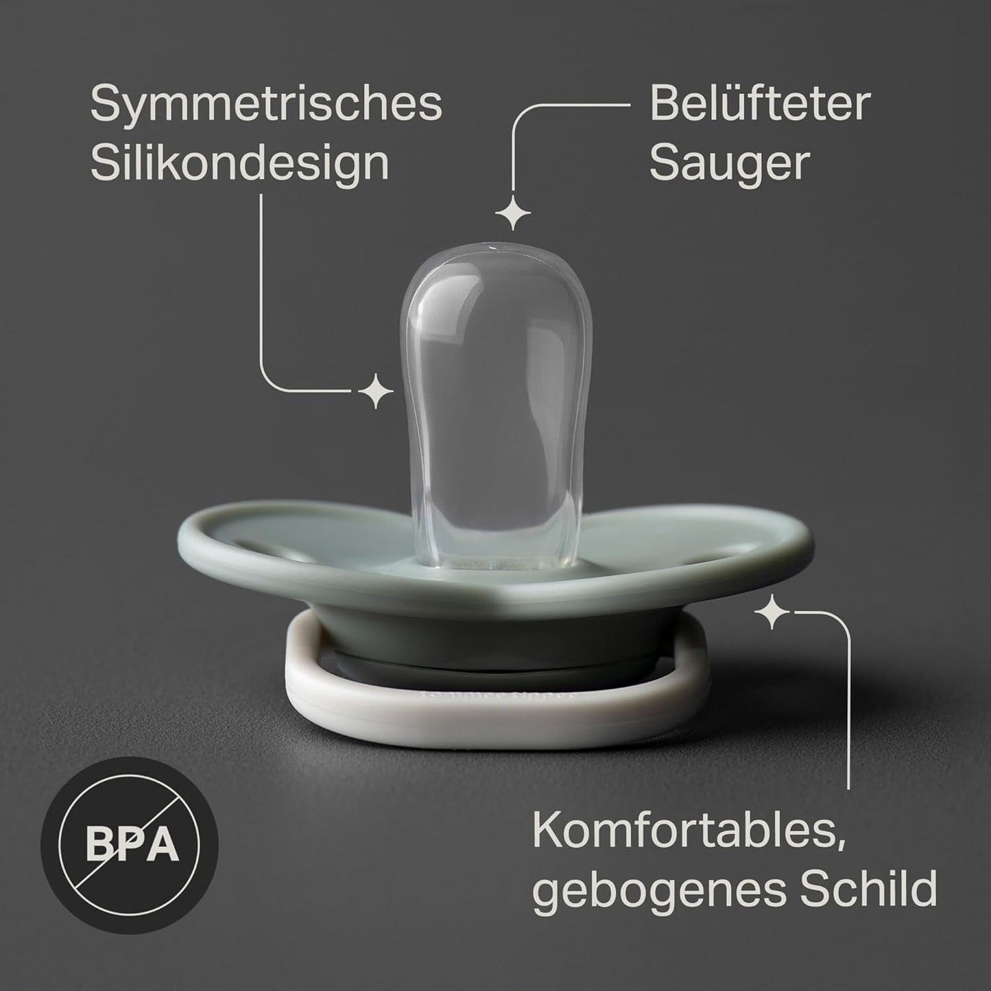 Succhietti Tommee Tippee Anytime, 0-6 mesi, confezione da 6 succhietti simmetrici, senza BPA