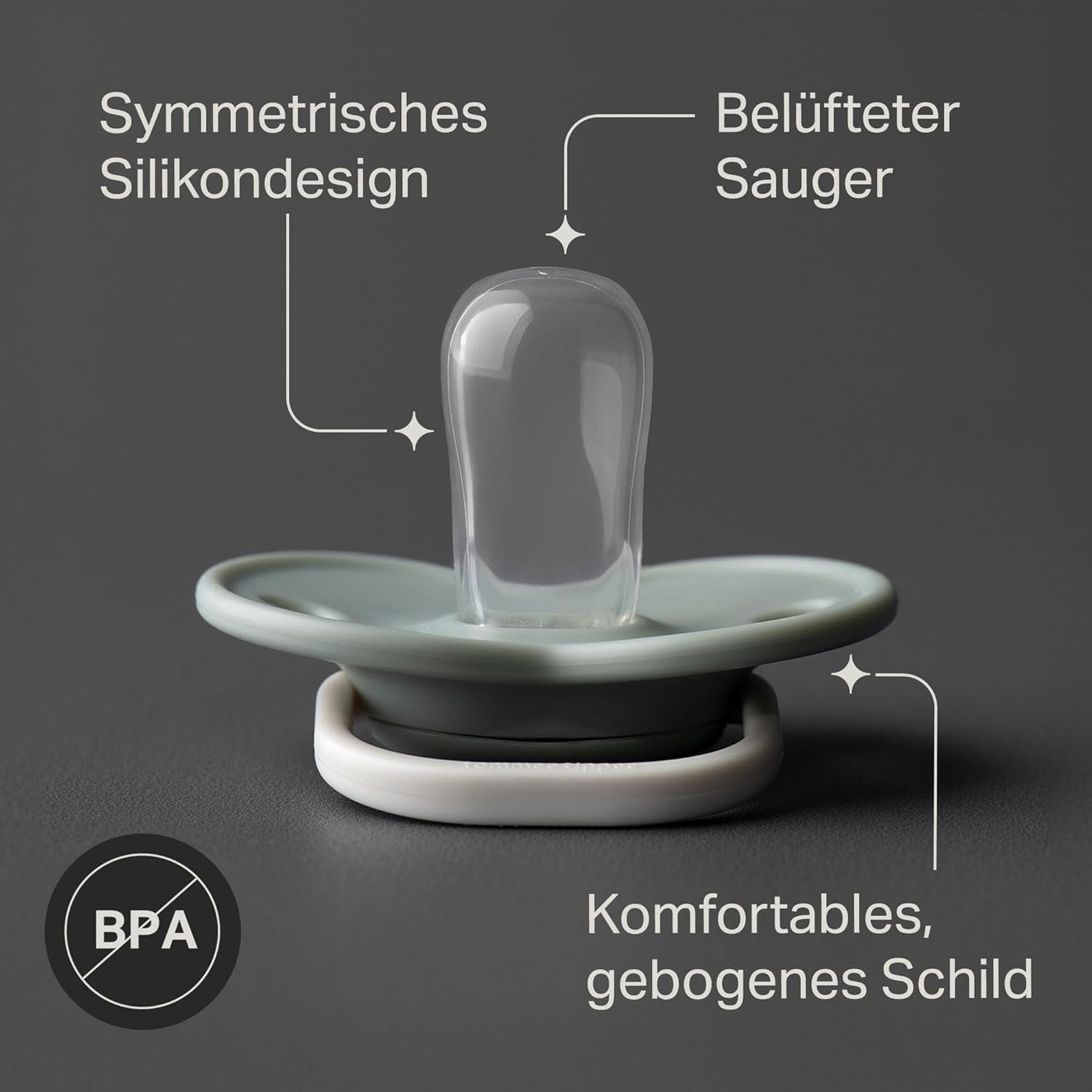 Succhietti Tommee Tippee Anytime, 0-6 mesi, confezione da 6 succhietti simmetrici, senza BPA