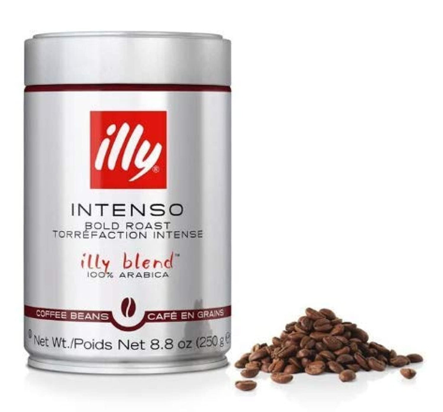 Illy Intenso Bold Fagioli interi arrostiti, 250 g, 2 pezzi