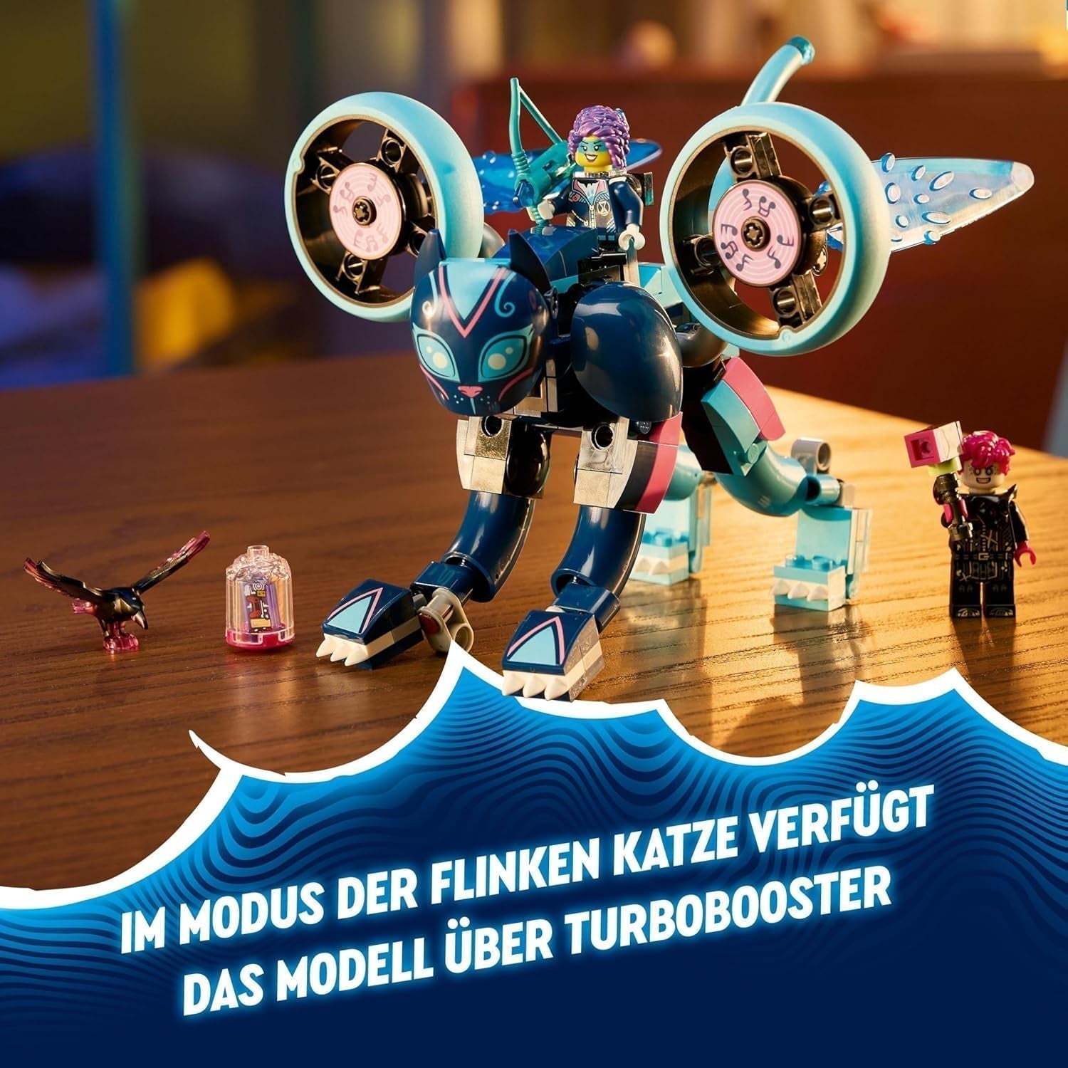 LEGO Dreamzzz La Motocicletta del Gatto di Zoey Regalo 2 in 1 per 7+ Anni Modello Animale Costruzioni Motocicletta Giocattolo Fantasy Set da Gioco per Ragazzi e Ragazze 71479 Set di Costruzioni Beuche den LEGO-Store