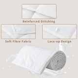 Trapunta estiva 155X220 Trapunta estiva leggera Trapunte 90 GSM Trapunta 155X220Cm Trapunta sottile Utilizzabile senza fodera Trapunta rinfrescante Morbida Accogliente Bianca Trapunte e Trapunte Naty Shop