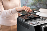De'Longhi Magnifica S Smart ECAM 230.13.B Macchina per caffè espresso completamente automatica con montalatte per cappuccino, espresso, caffè e caffè lungo, pulsanti di selezione diretta e manopola di controllo, funzione 2 tazze, nero