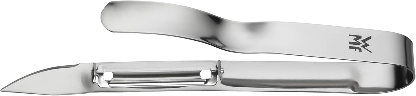 WMF Gourmet Pelapatate per asparagi 17 cm, acciaio inox Cromargan Pelapatate Naty Shop Spargelschäler