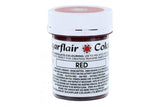 Colorante alimentare Sugarflair Chocolate Colorante alimentare per cioccolato rosso - Burro di cacao biologico colorato, colorante per cioccolato per colorare il cioccolato, praline - 35g