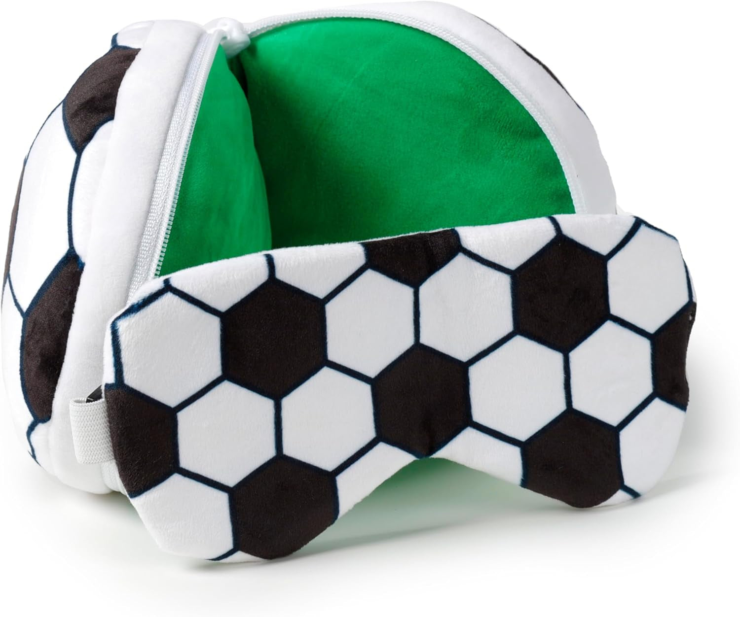 Cuscino da viaggio con maschera Relaxeazzz - Calcio Cuscini da viaggio Naty Shop