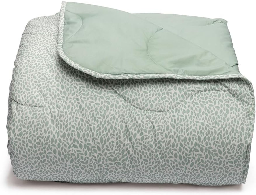 Foppapedretti Notte & Natura Piumone Petali di Salvia, Copripiumino, 100% Cotone, Piumini e Trapunte Made in Italy Naty Shop Fiore di Salvia Foglie King Singolo