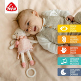 Mini carillon Fata Fehn - peluche e aiuto per dormire: il carillon a carica con la dolce melodia "Il lago dei cigni" calma in ogni situazione - per neonati e bambini a partire da 0 mesi Giocattoli Bebe Naty Shop