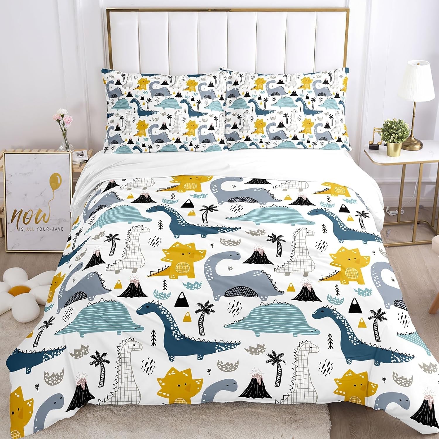 Biancheria da letto per bambini, Dinosauro Biancheria da letto - bambini Naty Shop A-2 220 X 240 Cm