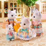 Sylvanian Families - 5738 Famiglia di gatti del latte - Figure di case delle bambole